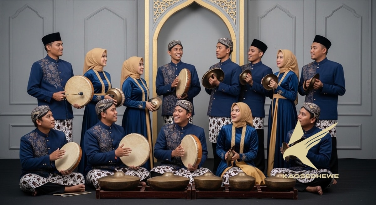 Tingkatkan Wibawa Grup Hadroh & Pengajian dengan "Koko Custom Printing" Motif Eksklusif Tingkatkan Wibawa Grup Hadroh & Pengajian dengan "Koko Custom Printing" Motif Eksklusif