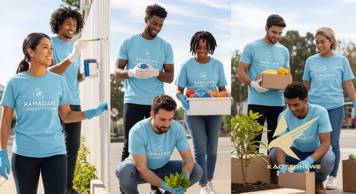 Bergerak Leluasa Saat Bakti Sosial: Mengapa Panitia Ramadhan Wajib Pakai Kaos Cotton Combed? Bergerak Leluasa Saat Bakti Sosial: Mengapa Panitia Ramadhan Wajib Pakai Kaos Cotton Combed?