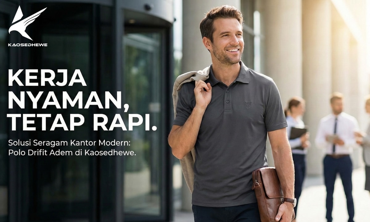 Tren Seragam Kerja 2026: Beralih ke Kaos Jersey Kerah (Polo Drifit) "Solusi Seragam" Tren Seragam Kerja 2026: Beralih ke Kaos Jersey Kerah (Polo Drifit) "Solusi Seragam"