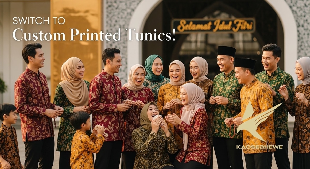 Buka Bersama Geng Arisan Makin Anggun: Tinggalkan Gamis Pasaran, Beralih ke Tunik Printing Custom! Buka Bersama Geng Arisan Makin Anggun: Tinggalkan Gamis Pasaran, Beralih ke Tunik Printing Custom!