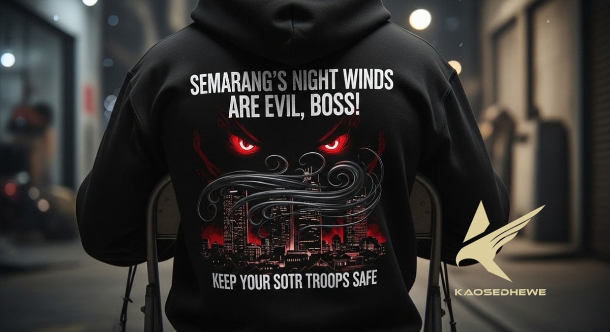 Angin Malam Semarang Jahat Bos! Amankan Pasukan SOTR Kamu Pakai Hoodie Custom Ini Angin Malam Semarang Jahat Bos! Amankan Pasukan SOTR Kamu Pakai Hoodie Custom Ini