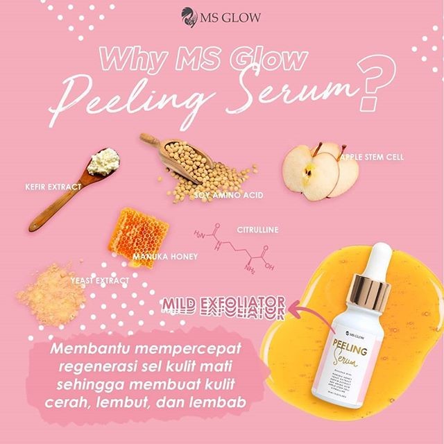 Peeling Serum MS Glow: Review, Manfaat, Kandungan & Cara Pakai Peeling Serum MS Glow: Review, Manfaat, Kandungan & Cara Pakai