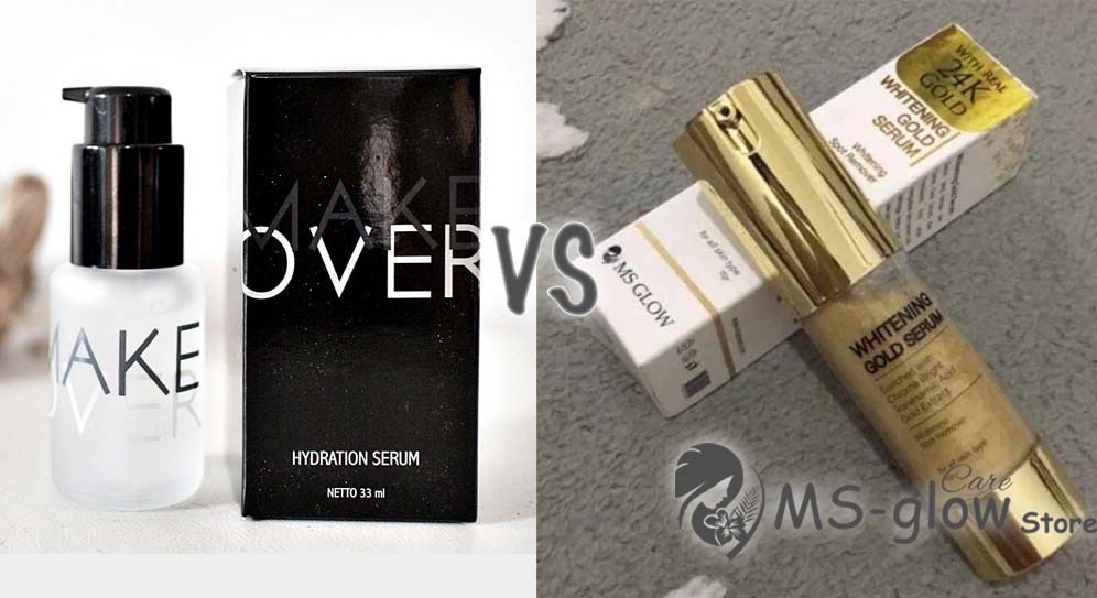 Make Over Hydration Serum VS MS GLOW Gold Serum Make Over Hydration Serum VS MS GLOW Gold Serum