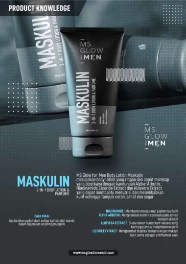 MS Glow For Men - MASKULIN MS Glow For Men - MASKULIN