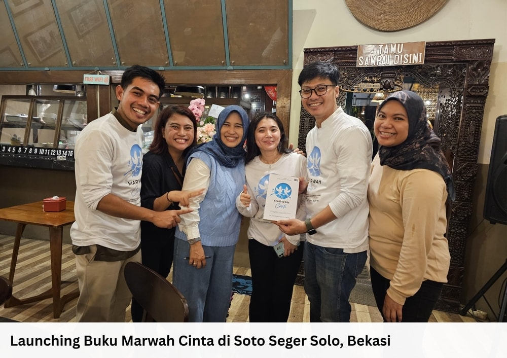 Launching Buku Marwah Cinta di Soto Seger Solo, Bekasi