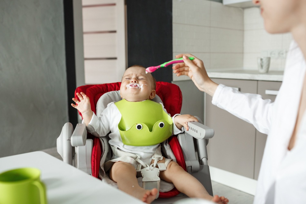 Bayi yang sedang GTM tidak mau makan