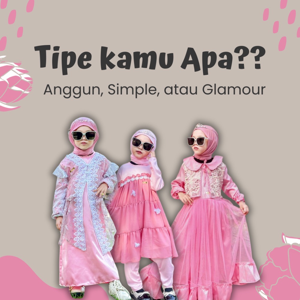 Tipe Muslimah Anggun, Simple, atau Glamour? Ini Rekomendasi Gamisnya!