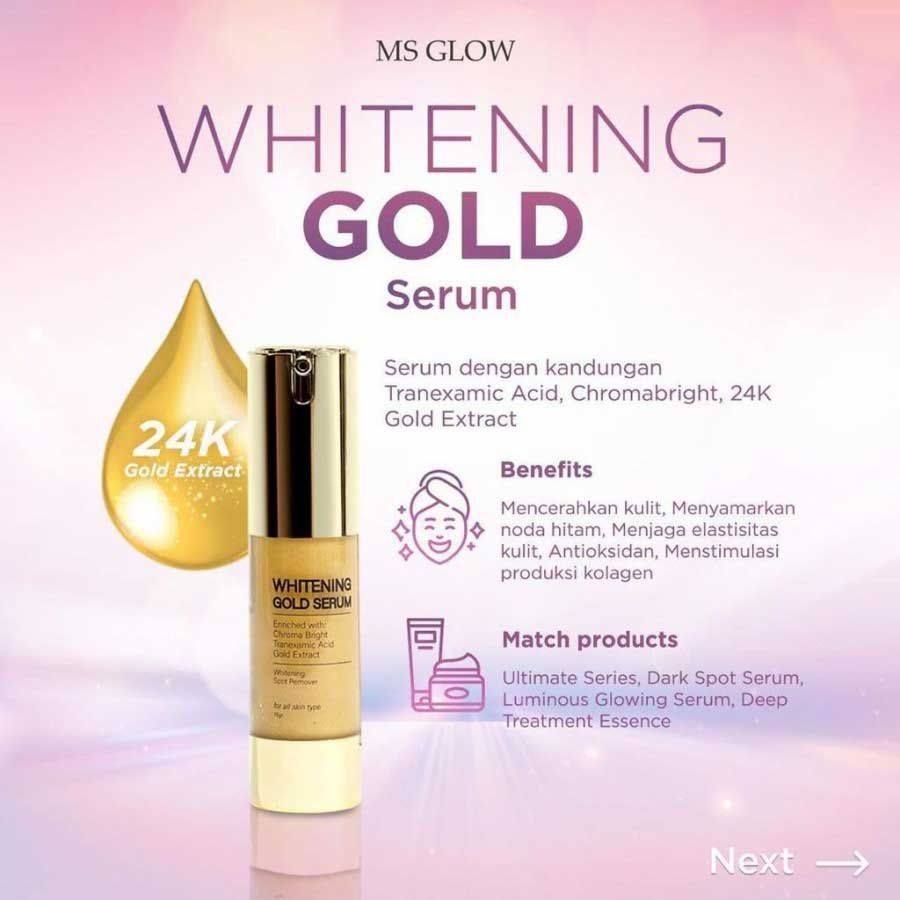 MS GLOW Whitening Gold Serum