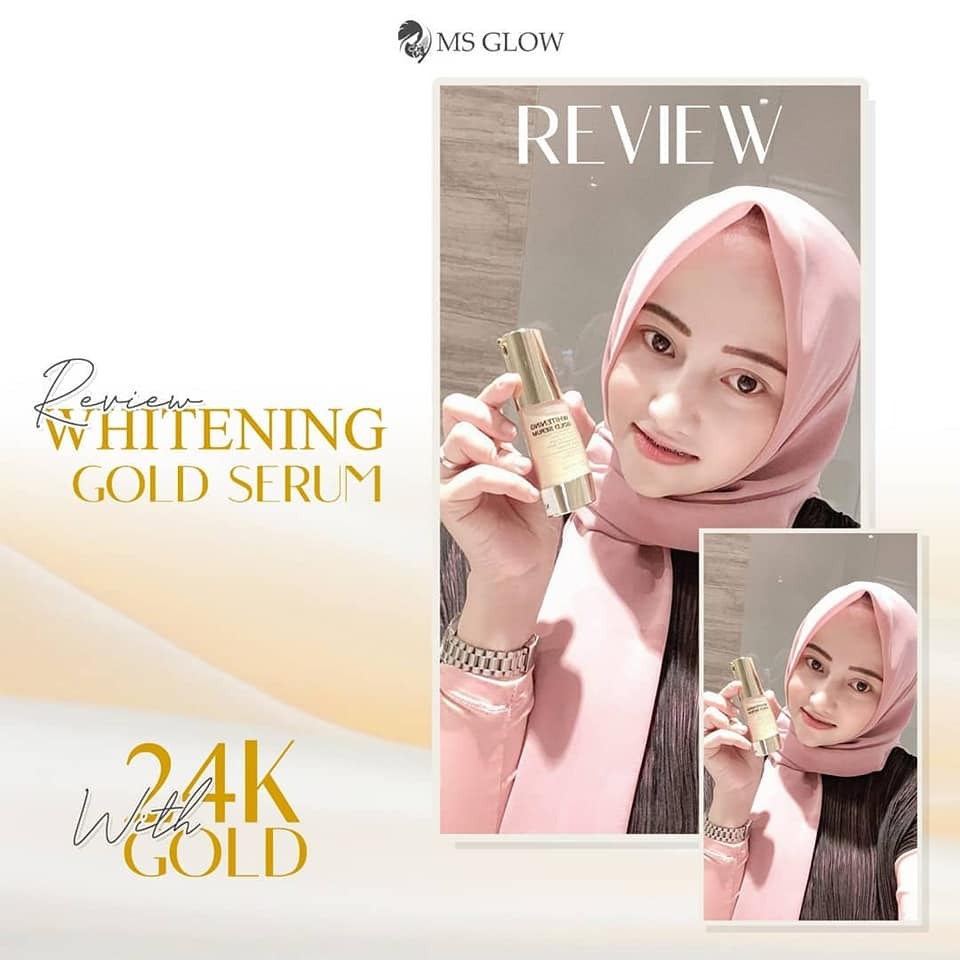 Review Whitening Gold Serum MS Glow