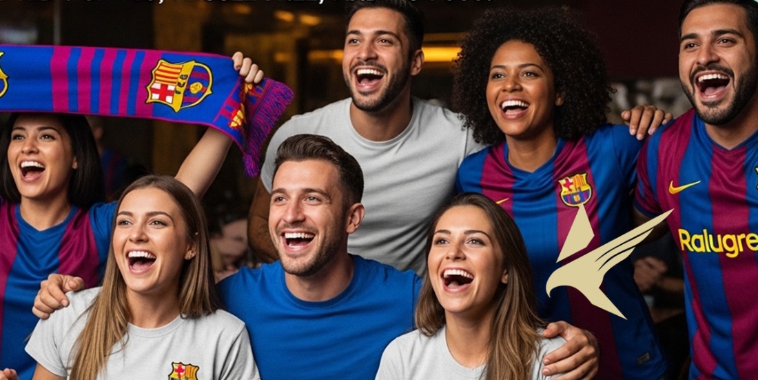 Demam Timnas & Barca: Nobar Makin Seru Pakai Kaos Sablon, Gak Ribet Gak Gerah!