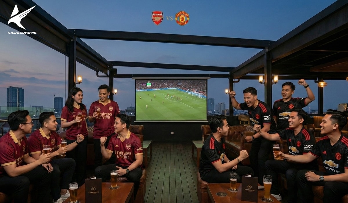 Arsenal vs Man Utd: Duel Klasik yang Bikin Panas Nobar di Semarang "The Red Devils"