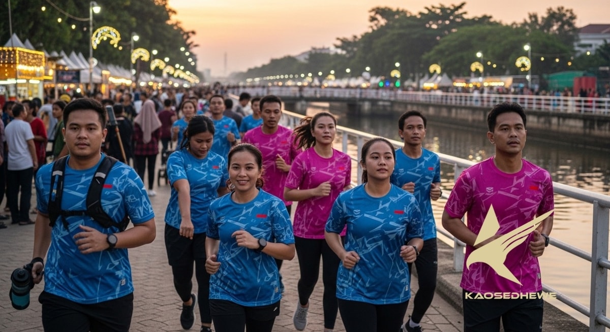 Ngabuburit Sehat di BKB Semarang: Cegah Dehidrasi dengan Jersey Lari Teknologi Quick Dry!