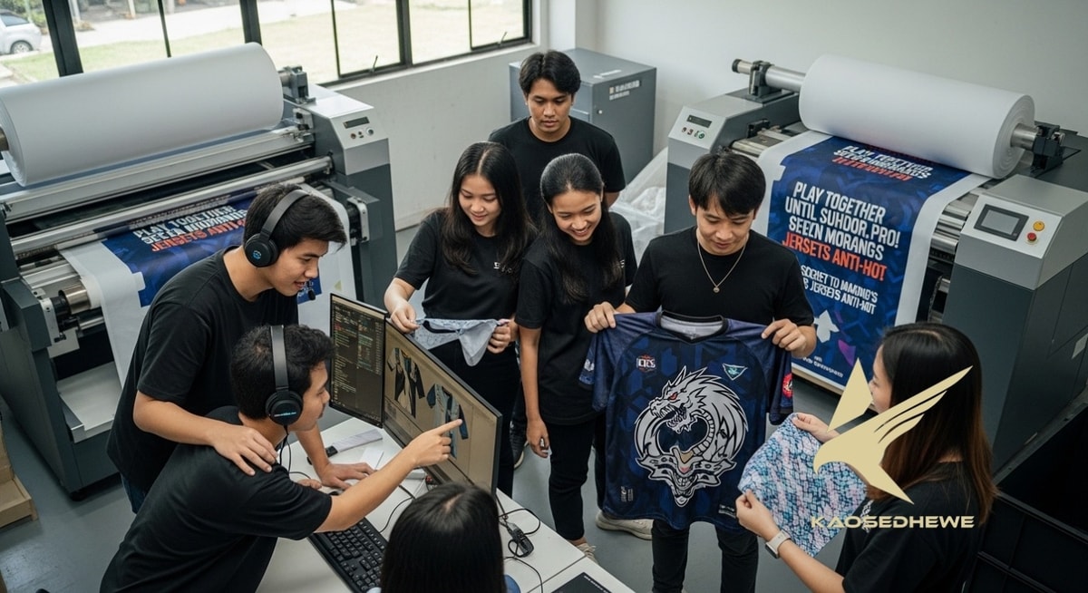 Mabar Sampai Sahur Makin Pro! Rahasia Bikin Jersey E-Sports Semarang Anti-Gerah