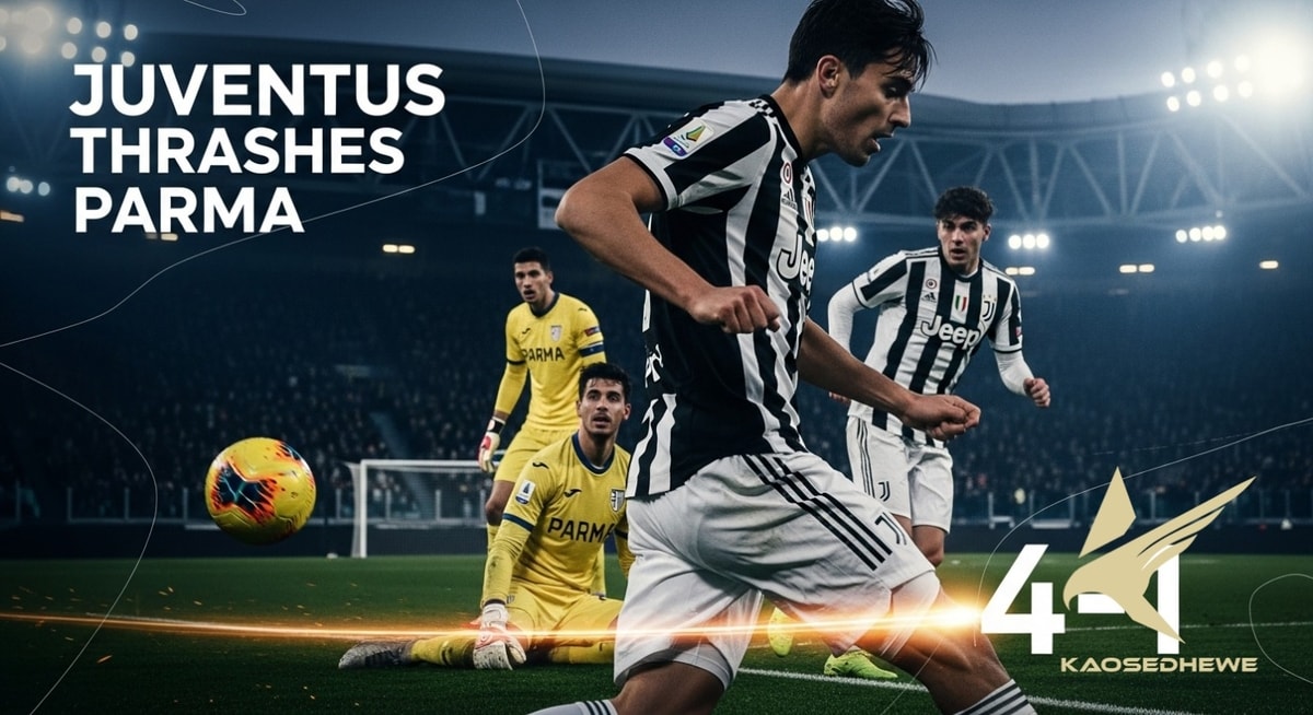 Pesta Gol Serie A: Juventus Hajar Parma 4-1, Inter Bungkam Cremonese 2-0 "Bordir Kaosedhewe"