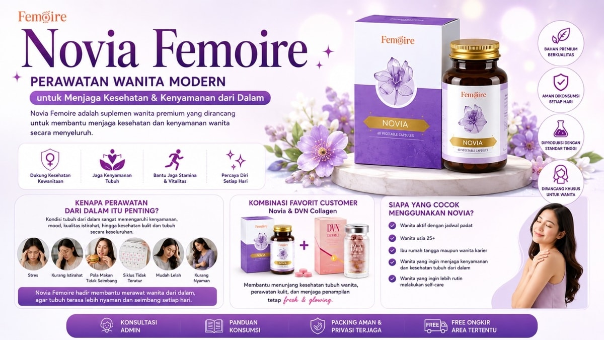 Harga Novia Femoire Terbaru 2026 & Paket Bundling Premium