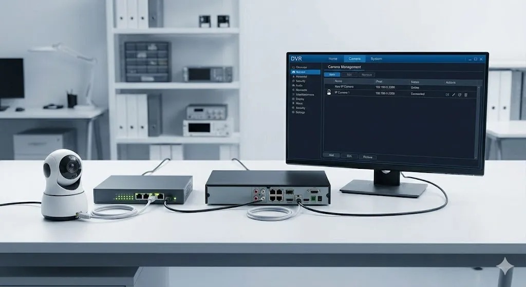 Panduan Lengkap Cara Menghubungkan IP Camera ke DVR Langkah demi Langkah