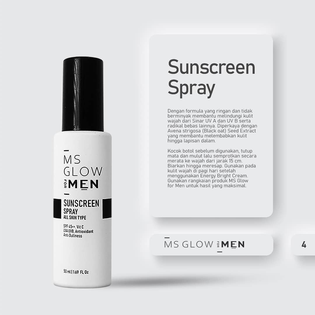 MS Glow Sunscreen Spray