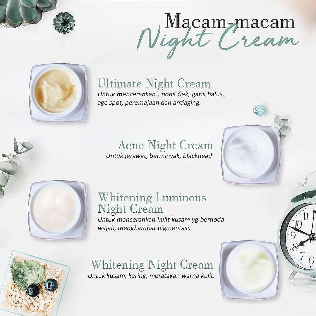 ms glow night cream