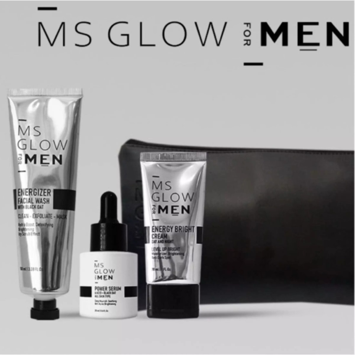 Paket MS Glow Men, Paket Skincare Cowok Anti Ribet