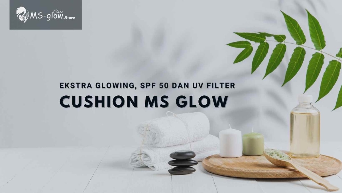 Cushion dengan Formula Ekstra Glowing, SPF 50 dan UV Filter
