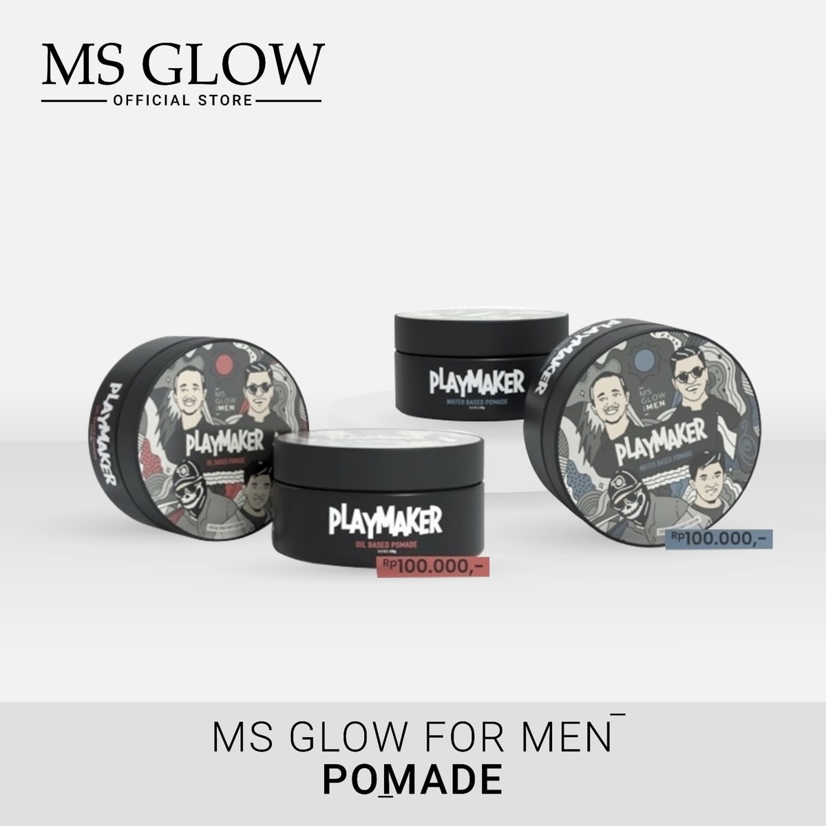 ms glow for men pomade