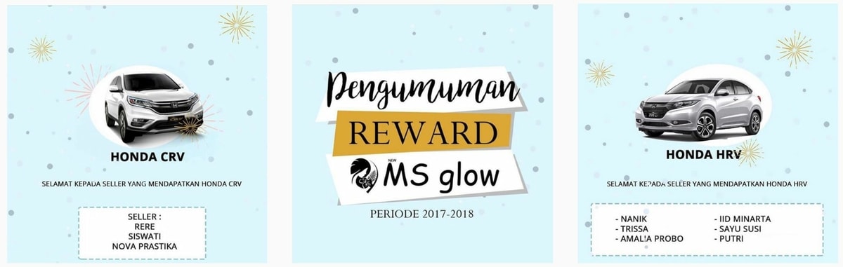 Rewards & Bonus MS Glow