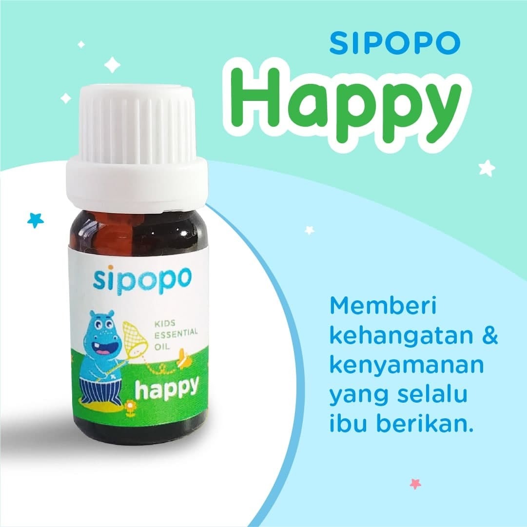 Varian Happy diformulasikan khusus untuk anak-anak, mengandung 100% essential oil alami dengan campuran Ginger, Tea Tree, Eucalyptus dan Lemongrass oil.
Ukuran : 10 ml