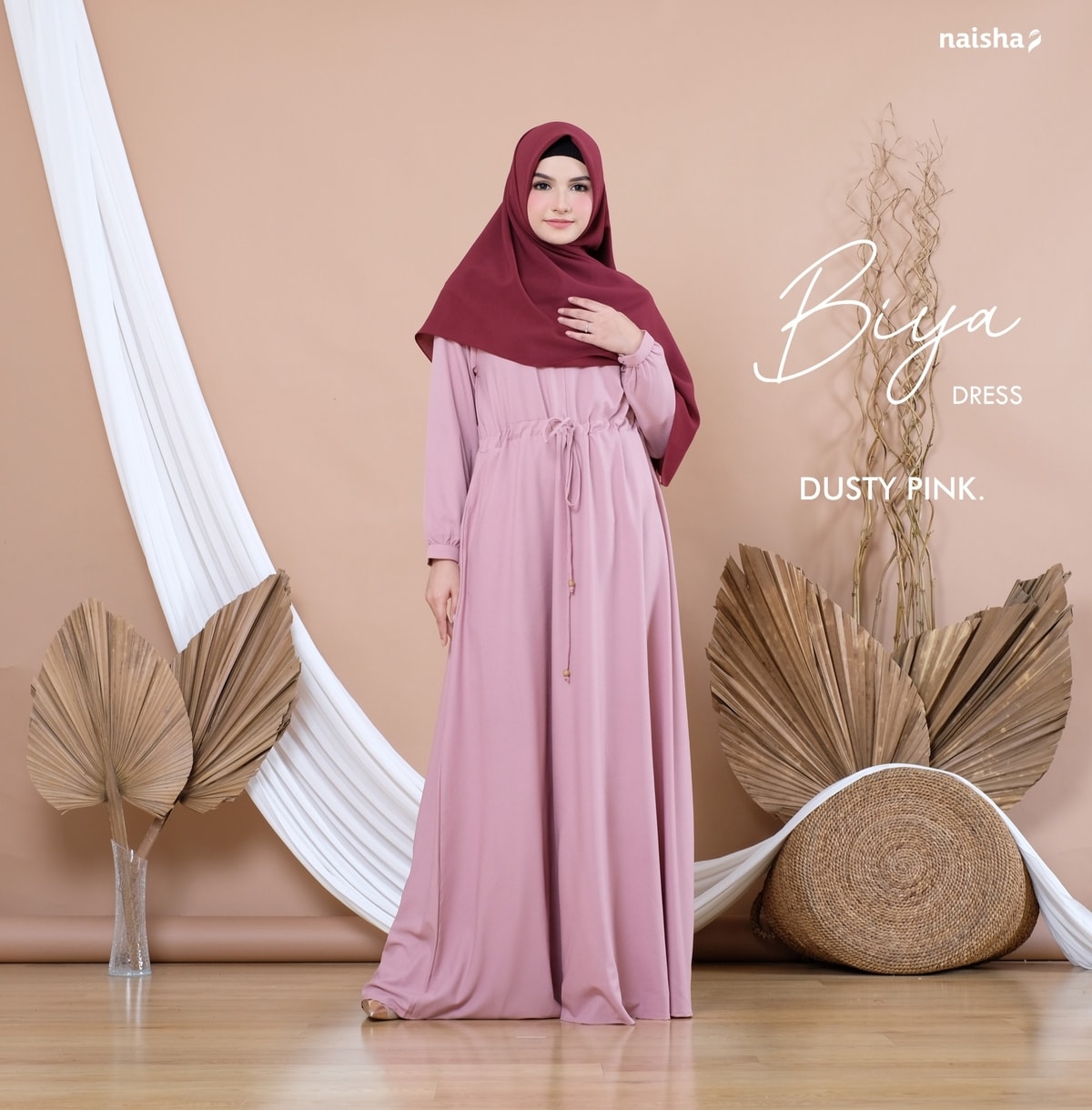 Biya Dress by Naisha (Dusty Pink)