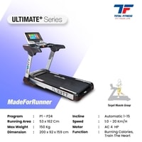treadmill elektrik besar komersial total fitness tl 33 tt
