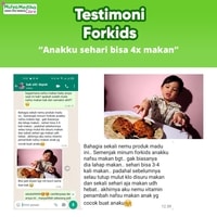 TESTIMONI FORKIDS - Madu Penambah Nafsu Makan Berat Badan Kecerdasan Otak Anak Rasa Jeruk