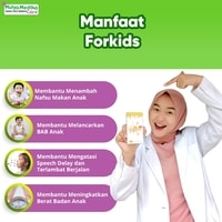 MANFAAT FORKIDS - Madu Penambah Nafsu Makan Berat Badan Kecerdasan Otak Anak Rasa Jeruk