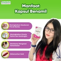 MANFAAT BENAMIL - Penyubur Kandungan Obat Hamil Kapsul Promil Obat Cepat Hamil Kesuburan (Pria & Wanita)