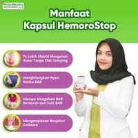 MANFAAT HEMOROSTOP - Membantu Mengatasi Wasir/Ambeien Dengan Cepat