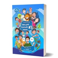 Cover Komik Menjadi Pemuda Hebat, Anak-anak membaca Komik Menjadi Pemuda Hebat, Ilustrasi dalam Komik Menjadi Pemuda Hebat, Karakter utama Komik Menjadi Pemuda Hebat, Adegan petualangan dalam Komik Menjadi Pemuda Hebat, Komik Pendidikan Karakter 'Menjadi Pemuda Hebat', Anak-anak belajar dari Komik Menjadi Pemuda Hebat, Tumpukan Paket Komik Menjadi Pemuda Hebat, Anak laki-laki membaca Komik Menjadi Pemuda Hebat, Gambar detail dari halaman dalam Komik Menjadi Pemuda Hebat.