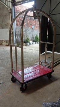 Bellboy Trolley Troli Hotel