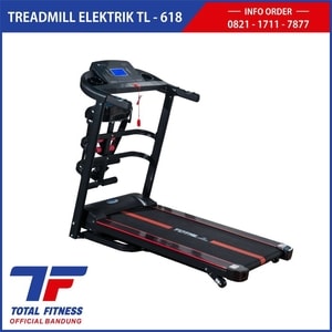 treadmill elektrik tl 618 total fitnes bandung