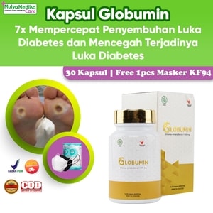 KAPSUL KUTUK GLOBUMIN - 7X Mempercepat Penyembuhan Luka Pasca Berbagai Operasi