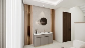 foyer rumah modern