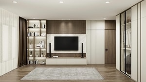 interior kamar tidur mewah