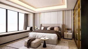 kamar tidur moden elegan