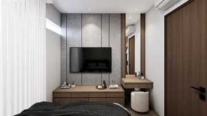 interior rumah master bedroom