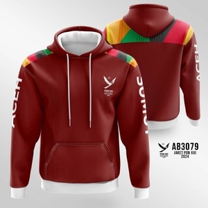 Jaket Hoodie PON XXI - Gemilang - Maroon