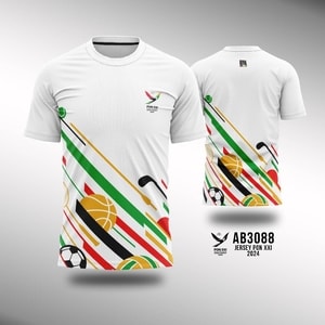 Kaos Jersey PON XXI 2024 - Juang - Putih