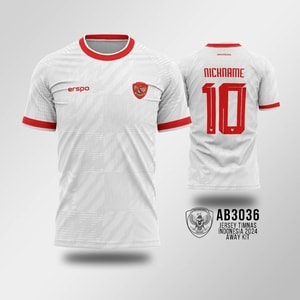 Kaos Jersey Sepakbola Timnas Indonesia 2024 - Away