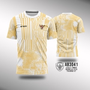 Kaos Jersey Training Timnas Indonesia 2024 - Yellow White