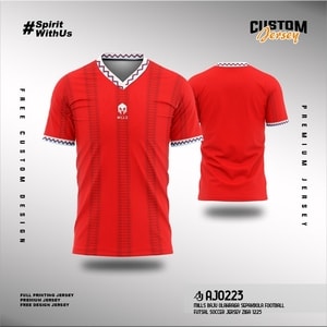 Kaos Jersey MILLS Baju Olahraga Sepakbola Football Futsal Soccer Jersey Ziga 1225 - AJ0223