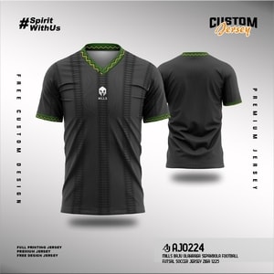Kaos Jersey MILLS Baju Olahraga Sepakbola Football Futsal Soccer Jersey Ziga 1225 - AJ0224
