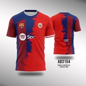 Kaos  Jersey TImnas Indonesia x Barcelona