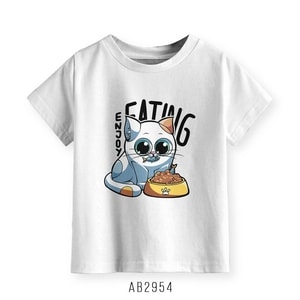 Kaos Balita - Kucing -  Enjoy Eating