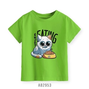Kaos Balita - Kucing -  Enjoy Eating